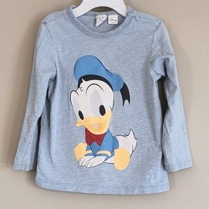 Disney baby Donald Duck long sleeve tee shirt